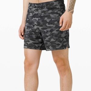 Lululemon Lululemon Surge Short *Liner 6" Variegated Mesh Camo Black Medium